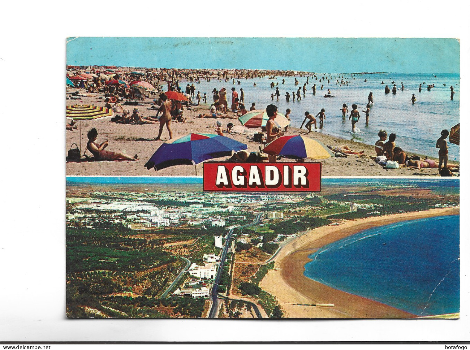 CPM   AGADIR , LA PLAGE - Agadir