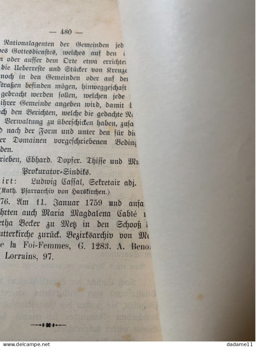 Histoire De La Ville De Sarre Union Par Joseph Lévy 1898 - Alte Bücher