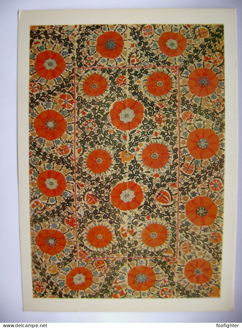 Uzbekistan State Arts Museum Bukhara - Suzane - Wall Embroidery - Late XIXth Century (ed. 1980s) - Uzbekistan