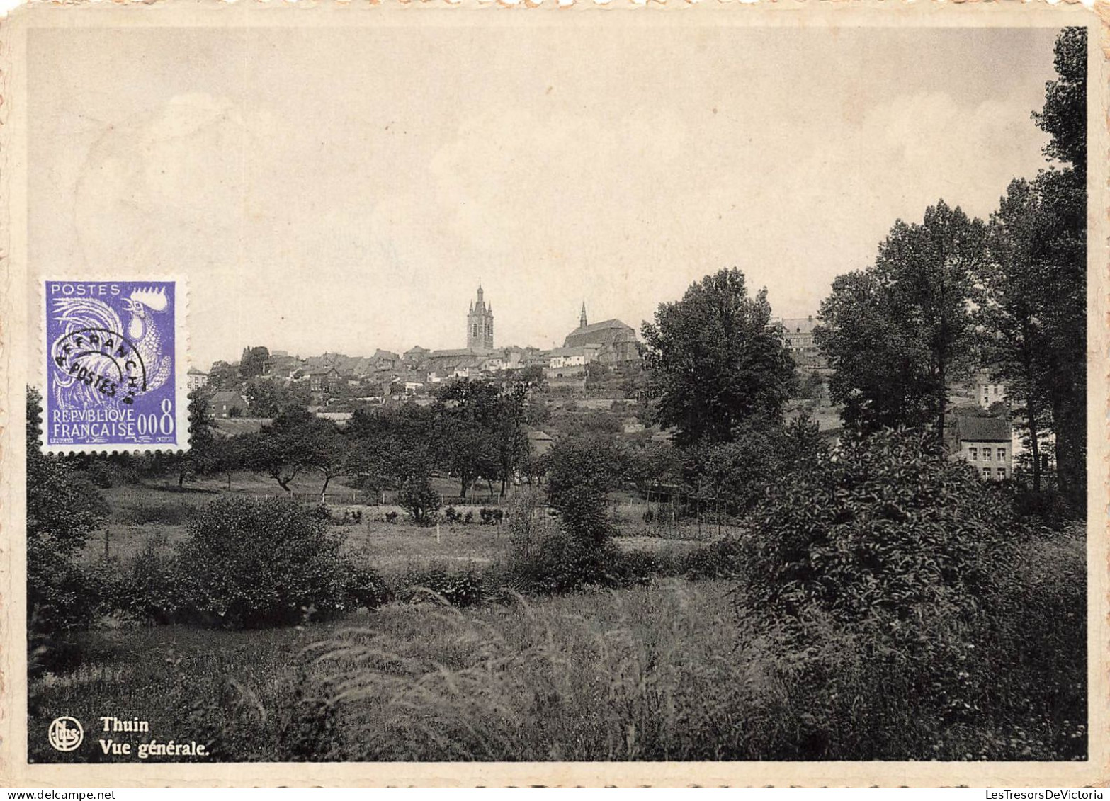 BELGIQUE - Thuin - Vue Générale De La Ville - Carte Postale Ancienne - Thuin