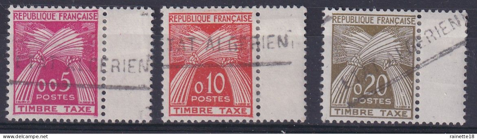 Algérie    Taxe N° 54/56 ** Surchargé Etat Algérien En Toutes Lettres - Strafport