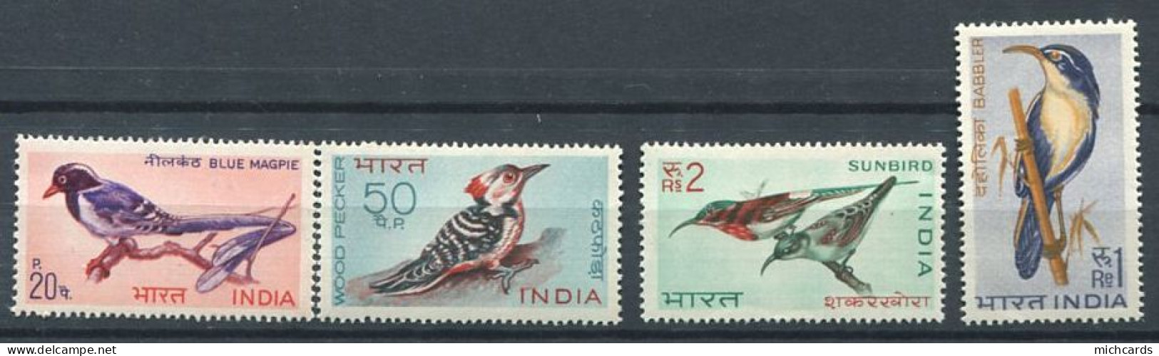 310 INDE 1968 - Yvert 263/66 - Oiseau - Neuf ** (MNH) Sans Charniere - Unused Stamps