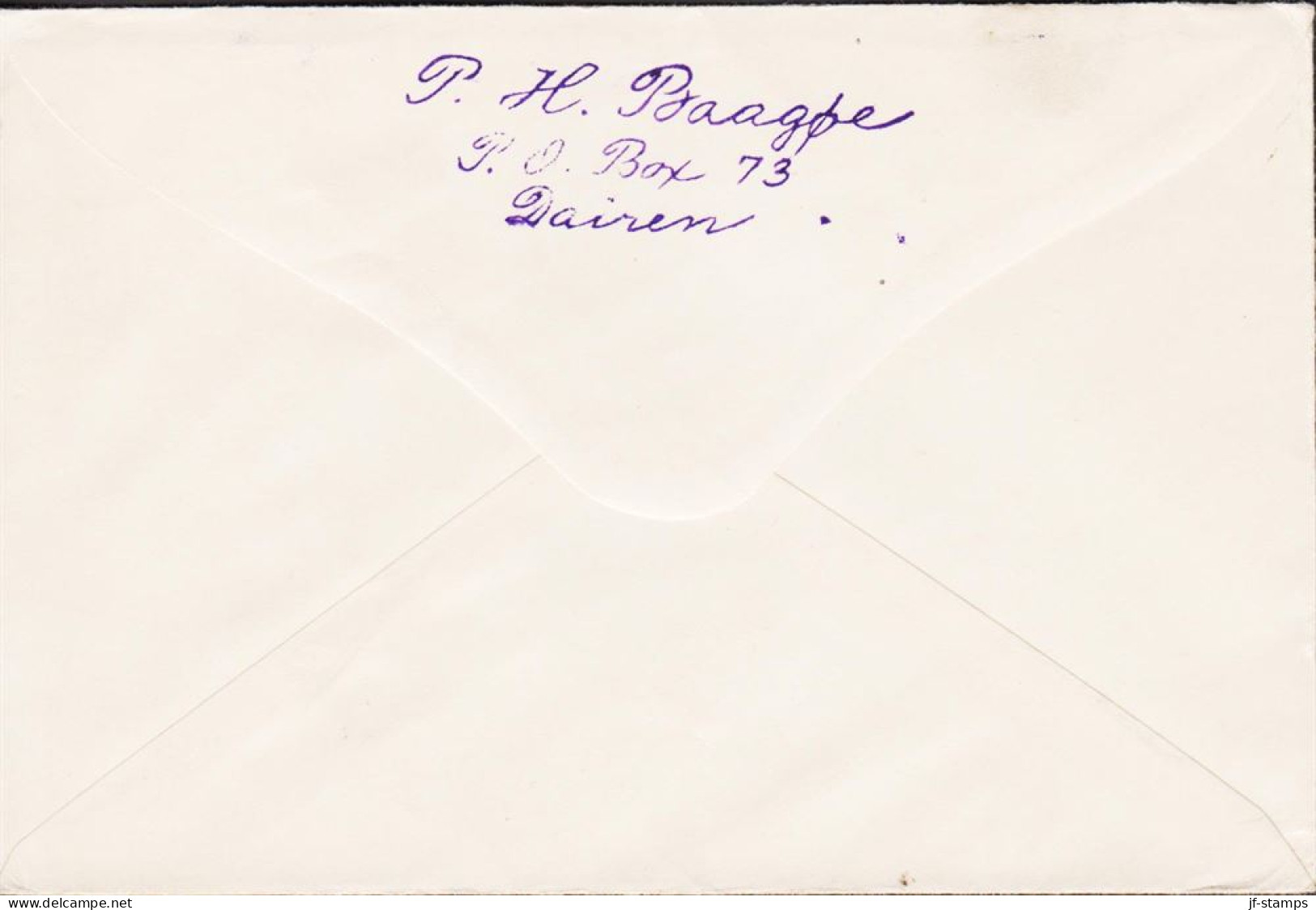 1937. JAPAN. Very Interesting Small Cover To Denmark With 4 S Admiral Heihachiro Togo Cancell... (Michel 257) - JF543591 - Brieven En Documenten