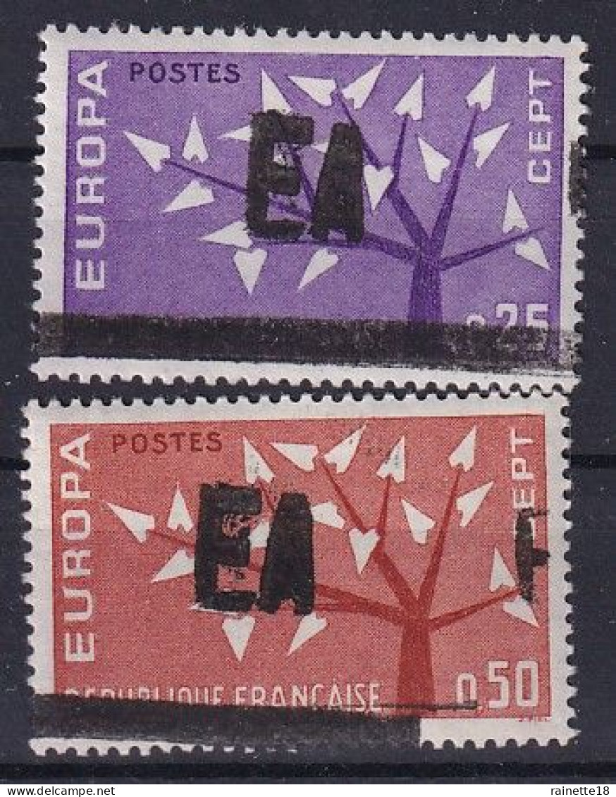 Algérie    Surcharge E.A  Sur Timbres De 1962, N° 1358/1359 ** - Neufs