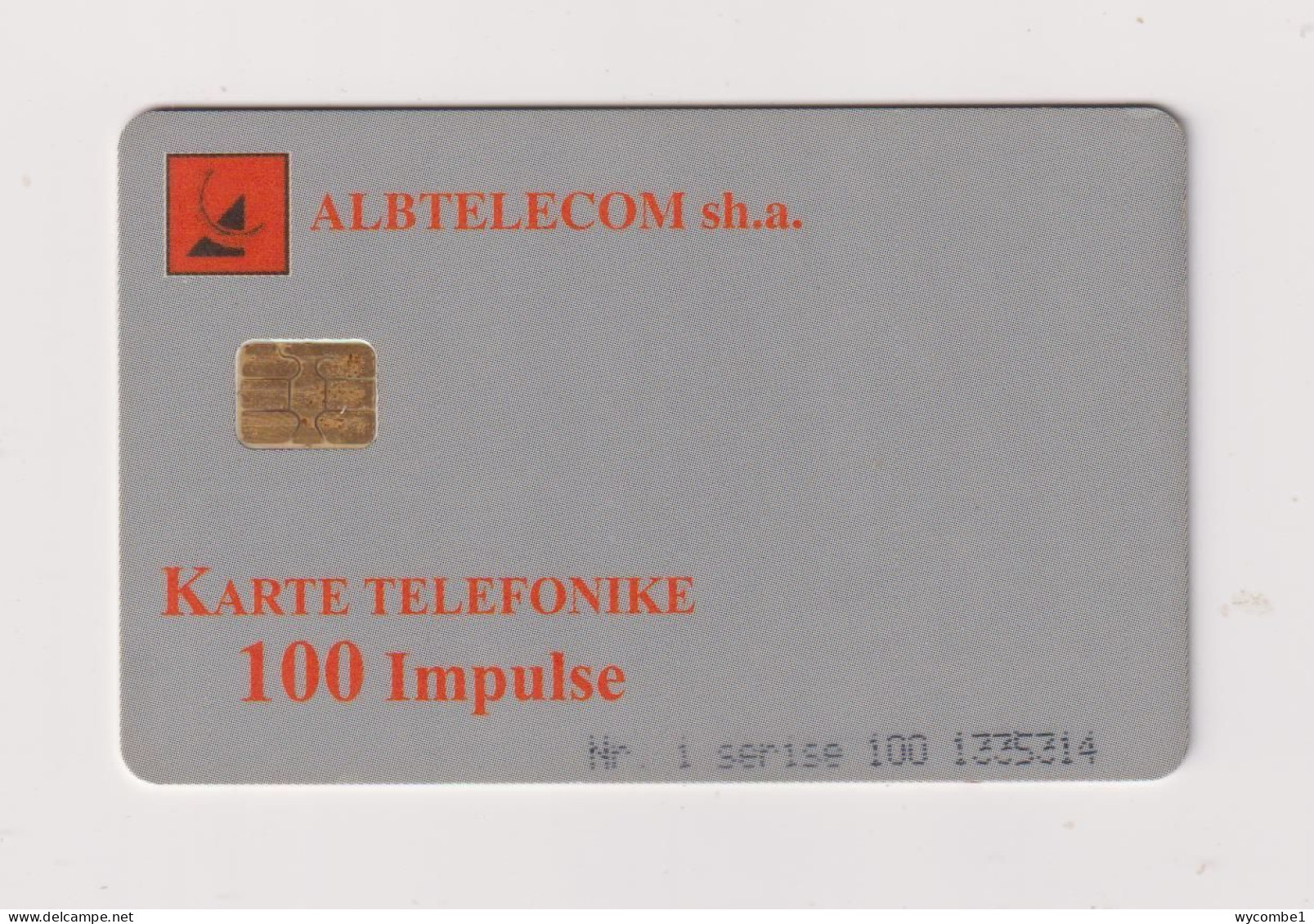 ALBANIA -   Grey Definitive Chip Phonecard - Albania