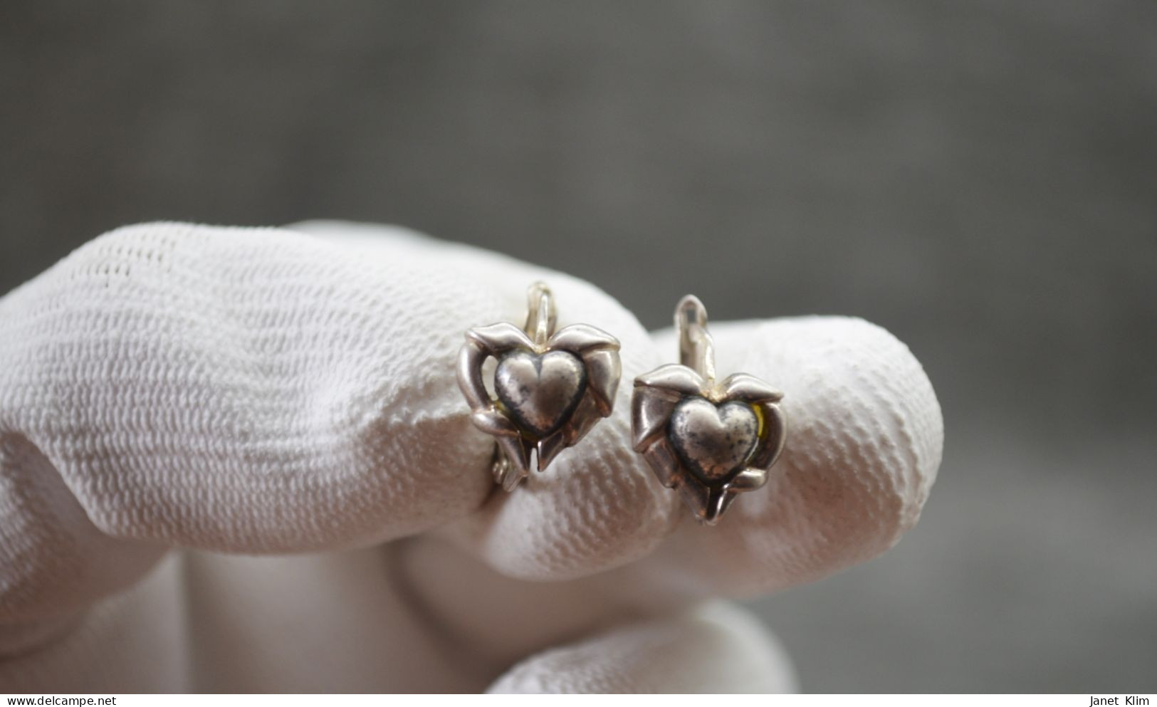 Vintage Silver Earrings - Boucles D'oreilles
