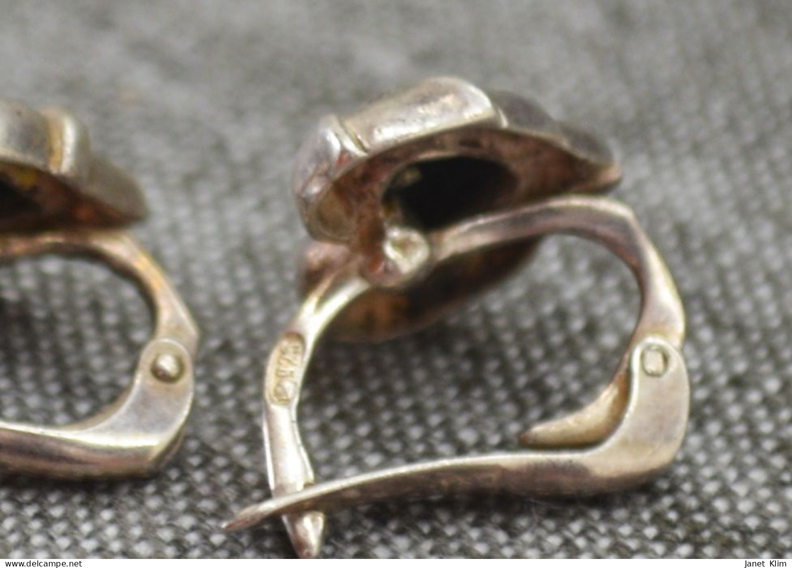 Vintage Silver Earrings - Boucles D'oreilles