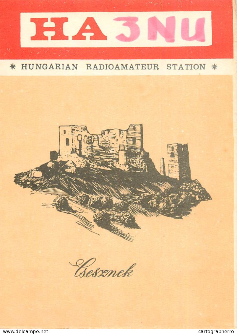 QSL Card HUNGARY Radio Amateur Station HA3NU Y03CD - Radio Amatoriale