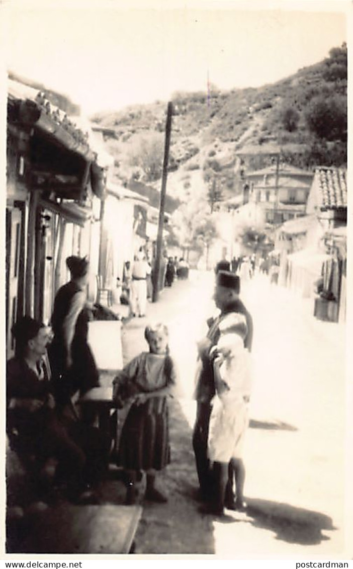 Montenegro - ULCINJ - The Muslim Quarter (albanians) - REAL PHOTO August 1933 - Publ. Unknown  - Montenegro