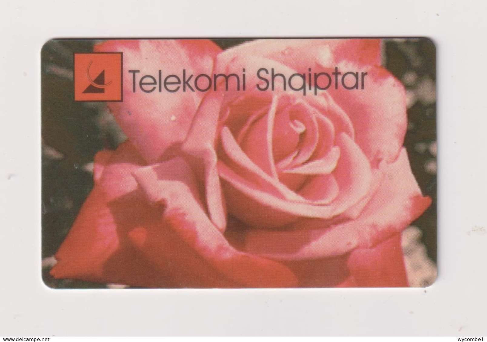 ALBANIA -   Flower Rose Chip Phonecard - Albania