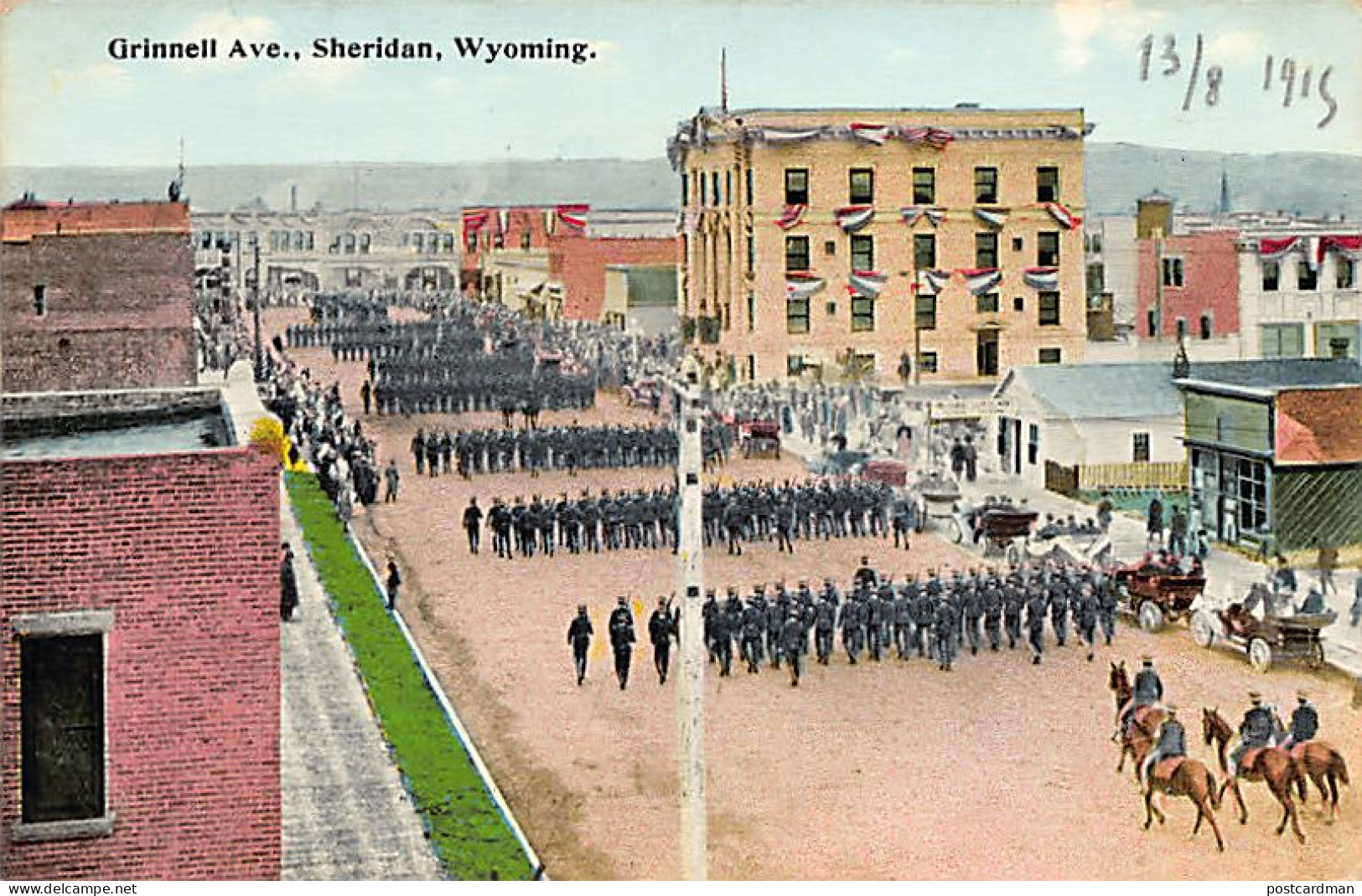 SHERIDAN (WY) Military Parade On Grinnell Avenue - Sheridan