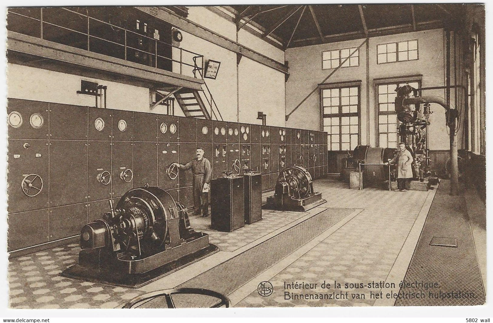 SOIGNIES - CARRIERES DU HAINAUT : Intérieur De La Sous-station électrique - Soignies