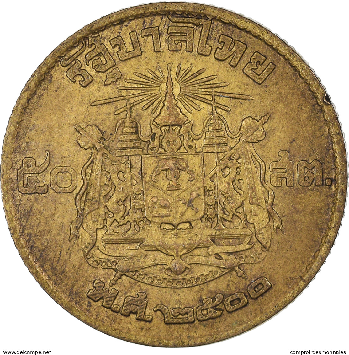 Monnaie, Thaïlande, 50 Satang = 1/2 Baht, 1957 - Tailandia