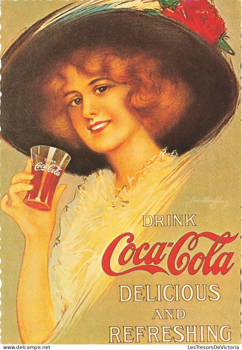 PUBLICITE -  Drink Coca-Cola - Delicious And Refreshing - Colorisé - Carte Postale - Publicité