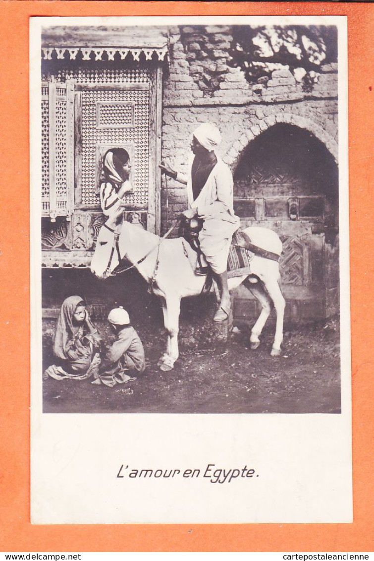29589 / ⭐ Ethnic Egypte L'Amour En EGYPTE 1910s Photo-Bromure CAIRO Postcard Trust CAIRE Egypt Agypten - Altri & Non Classificati