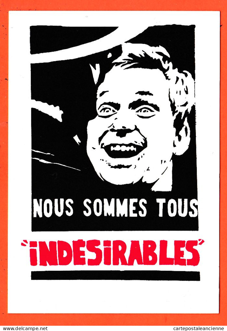 29815 / ⭐ ◉ Slogan MAI 1968 COHN BENDIT Sommes Tous INDESIRABLES Série Affiches 80338 /16 RE-EDITION 1985s ALPHA ZOULOU - Demonstrations