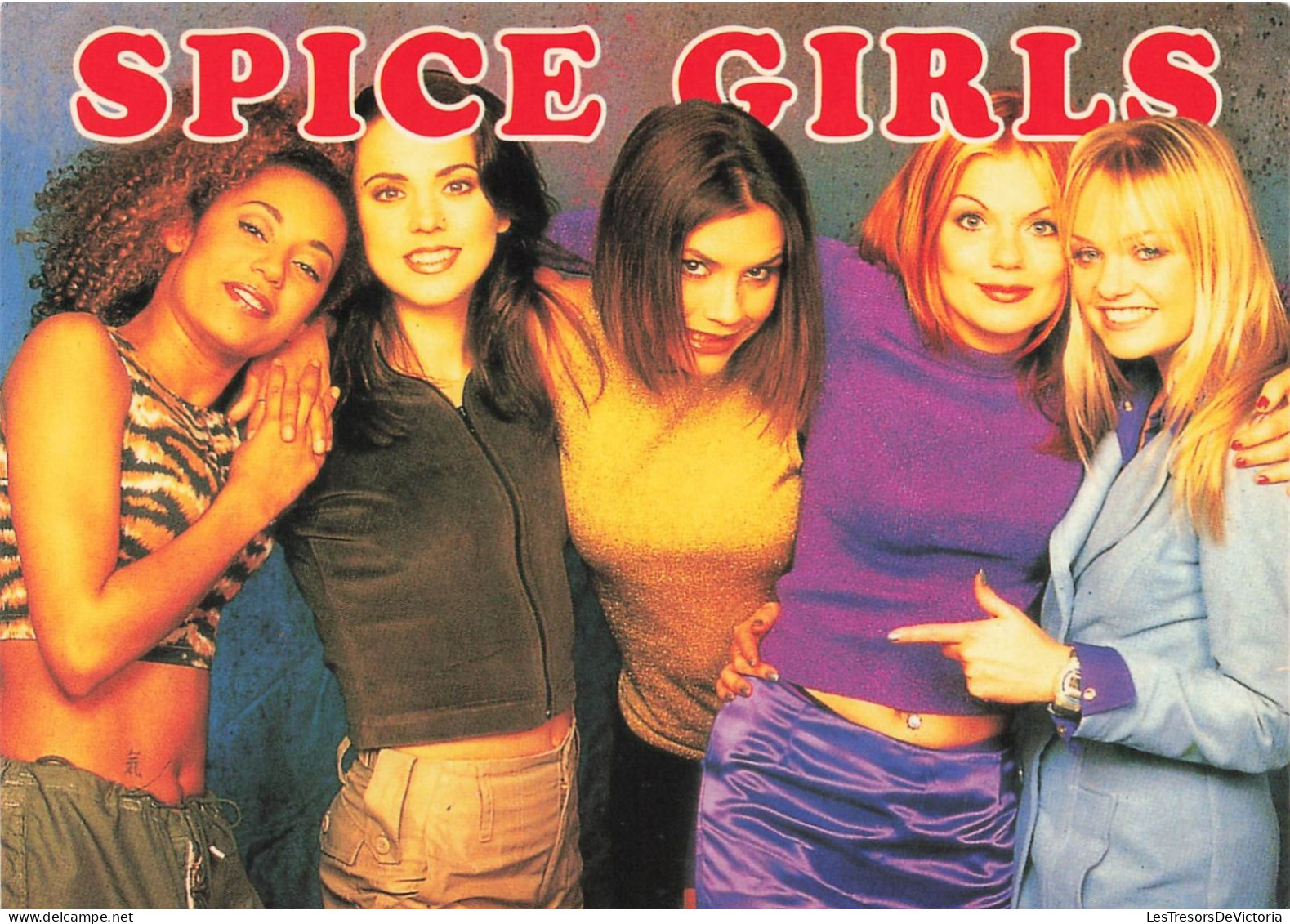 CELEBRITE  - Spice Girls - Colorisé - Carte Postale - Cantanti E Musicisti
