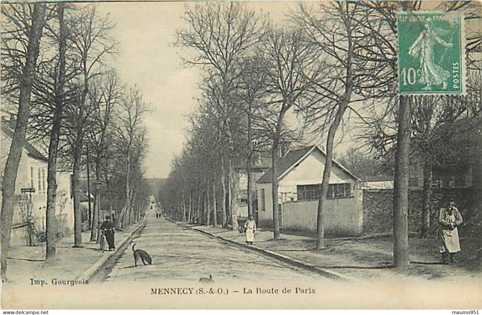 91 MENNECY  - A ROUTE DE PARIS - Mennecy