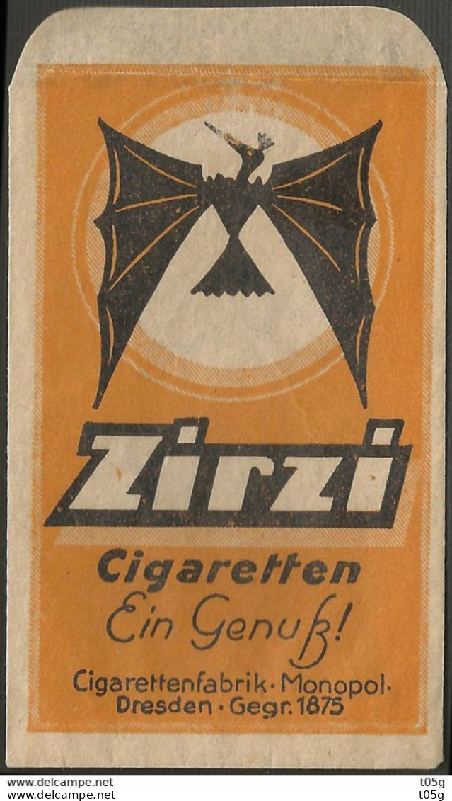 GERMANY Dresden 1875: Cigarette Folder The German MONOPOLY (2 SCANS) - Tabaksdozen (leeg)