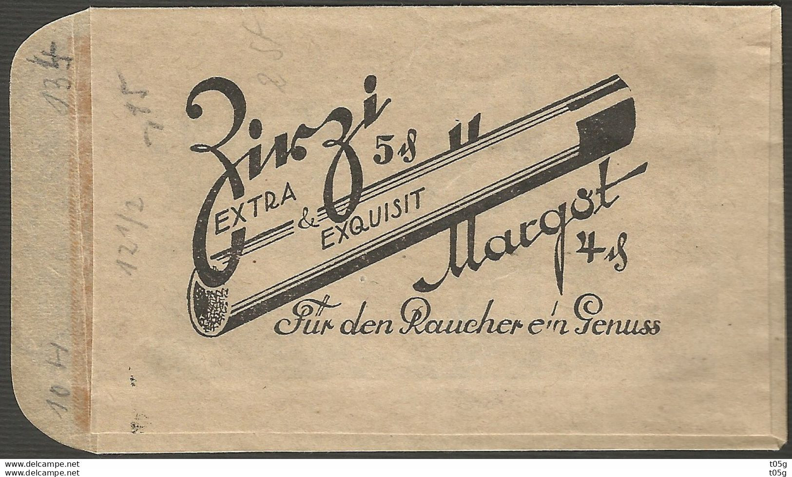 GERMANY Dresden 1875: Cigarette Folder The German MONOPOLY (2 SCANS) - Contenitori Di Tabacco (vuoti)