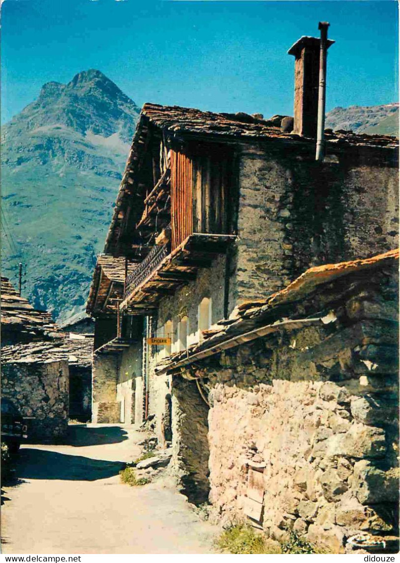 73 - Bonneval Sur Arc - Ses Rues Pittoresques - Au Fond L'aiguille Des Roches - CPM - Voir Scans Recto-Verso - Bonneval Sur Arc