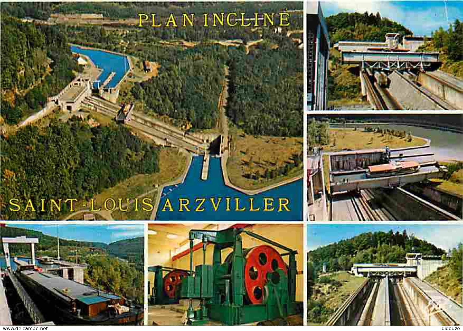 57 - Saint Louis - Arzviller - Le Plan Incliné Transversal - Ascenseur à Bateaux - Multivues - Carte Neuve - CPM - Voir  - Arzviller