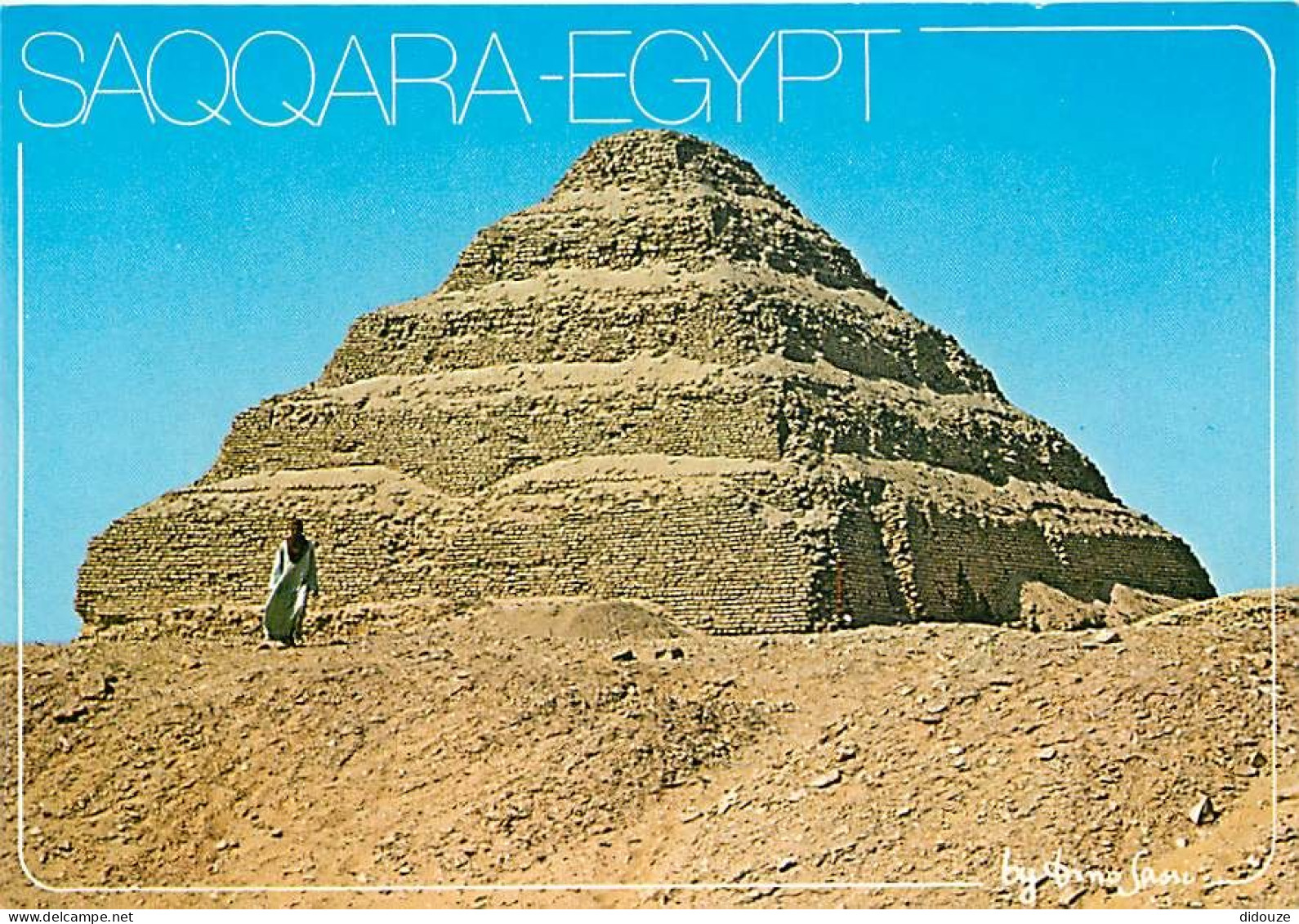 Egypte - Gizeh - Giza - Saqqara - Pyramide à Degrés De Zoser - Zoser's Step Pyramid - Carte Neuve - CPM - Voir Scans Rec - Gizeh