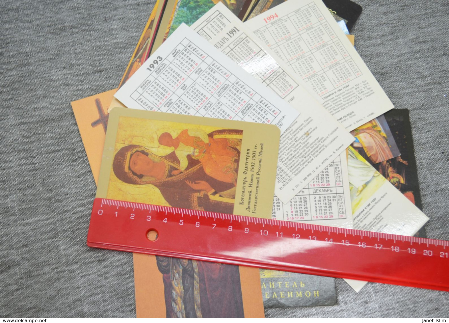 Large lot of vintage religious calendars Lot-48 pieces