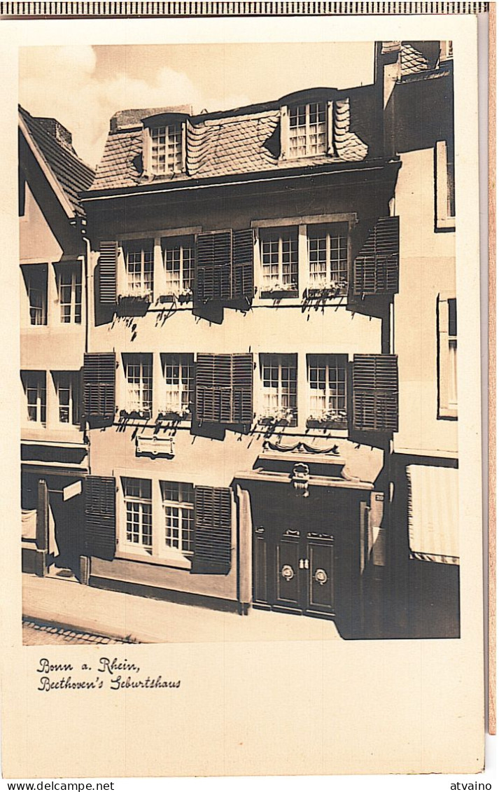 Germany Deutsche BONN Am RHEIN : Beethovens Geburtshaus PHOTO POSTCARD - 1920s - Bonn