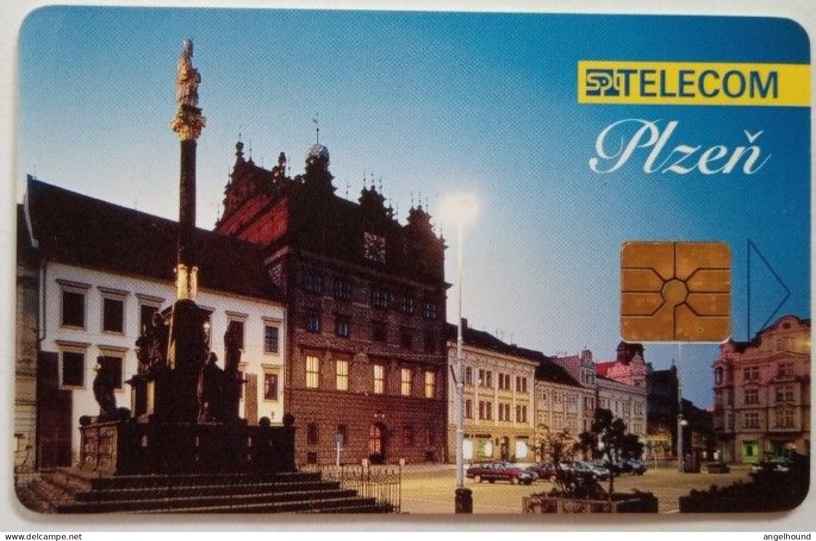 Czech Republic 50 Units Chip Card - Town Plzen - Czech Republic