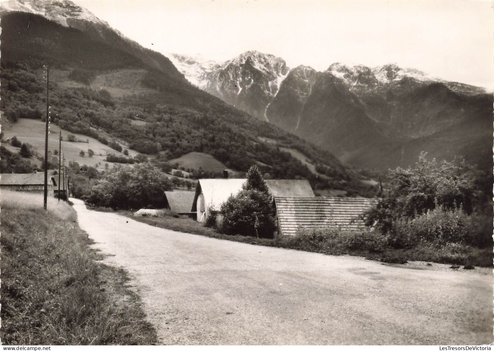 FRANCE - Revel (Isère) - Route De Pont Rajat - Chaîne De Belledonne Et Chamrousse - Carte Postale Ancienne - Revel