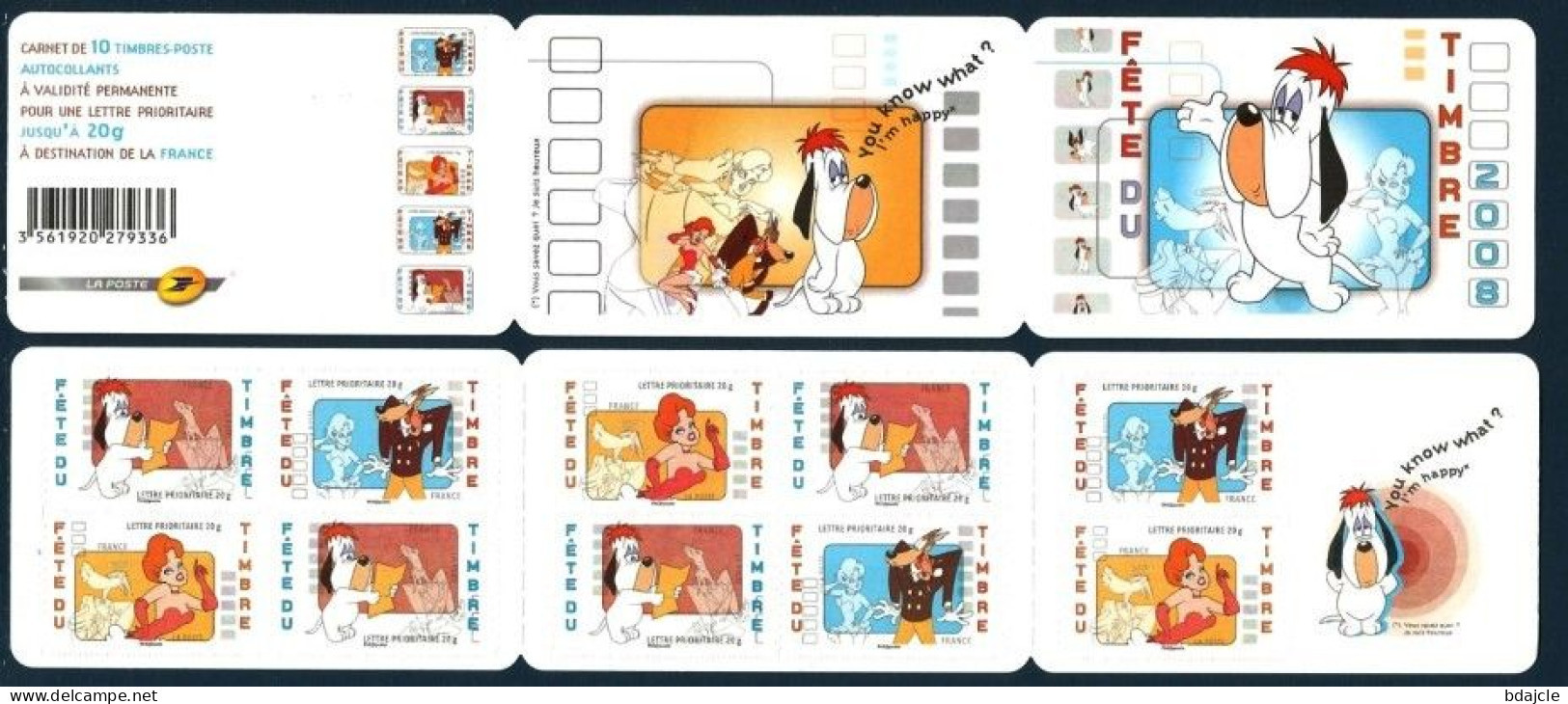 Bande Carnet Neuf ** Et Non Pliée BC 4149 - "Fête Du Timbre 2008" - Droopy - Stamp Day