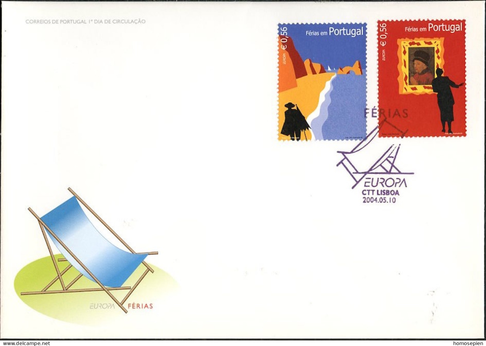 Portugal FDC 2004 Y&T N°2802 à 2803 - Michel N°2819 à 2820 - EUROPA - FDC