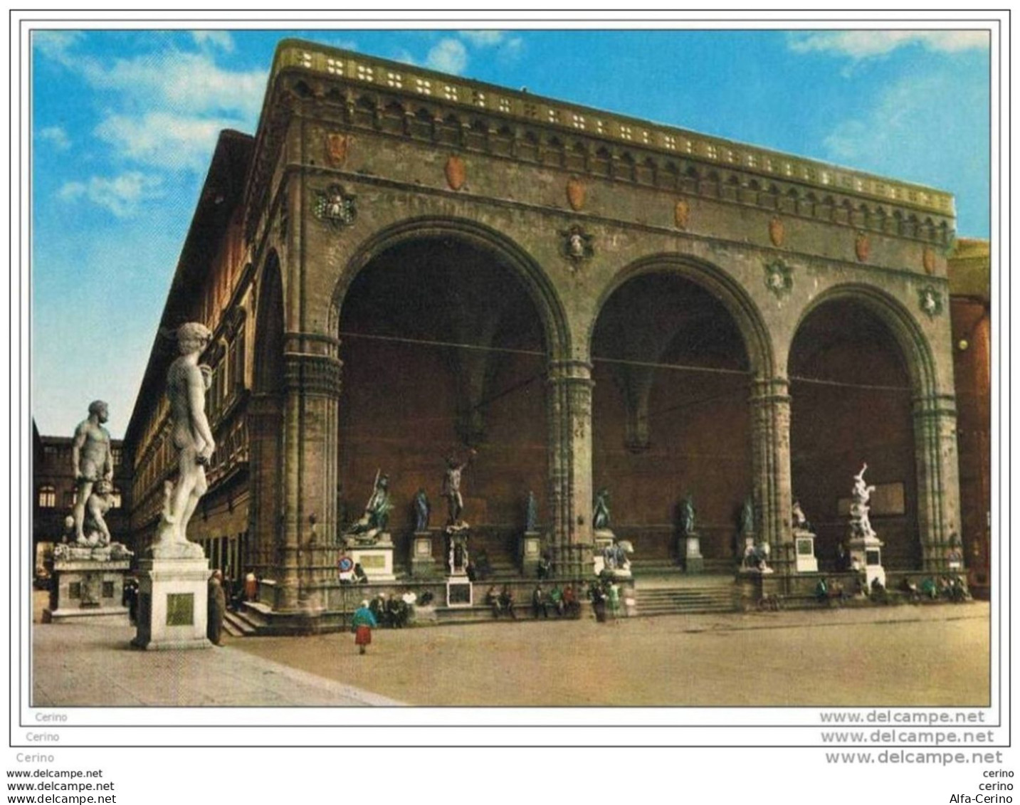 FIRENZE:   LA  LOGGIA  DEI  LANZI  -  PER  LA  SVIZZERA  -  FG - Musei