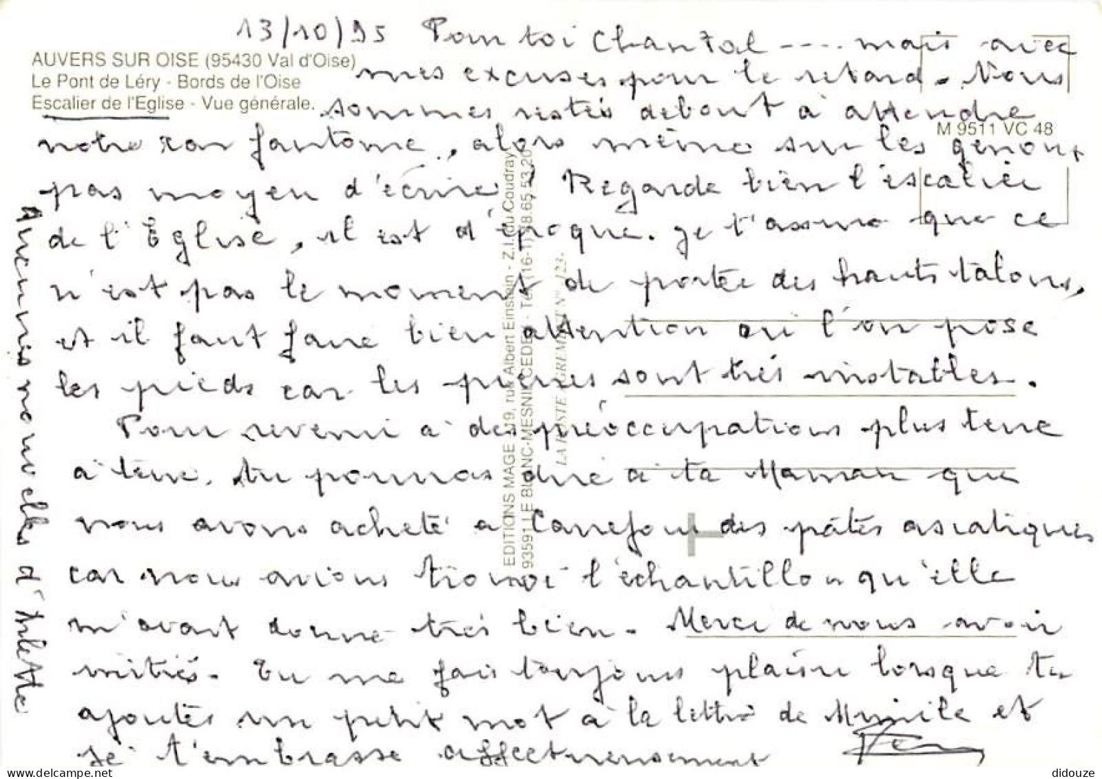 95 - Auvers Sur Oise - Multivues - CPM - Voir Scans Recto-Verso - Auvers Sur Oise