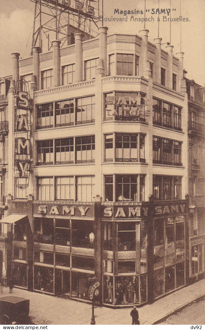 BELGIQUE BRUXELLES MAGASINS SAMY BOULEVARD ANSPACH - Prachtstraßen, Boulevards