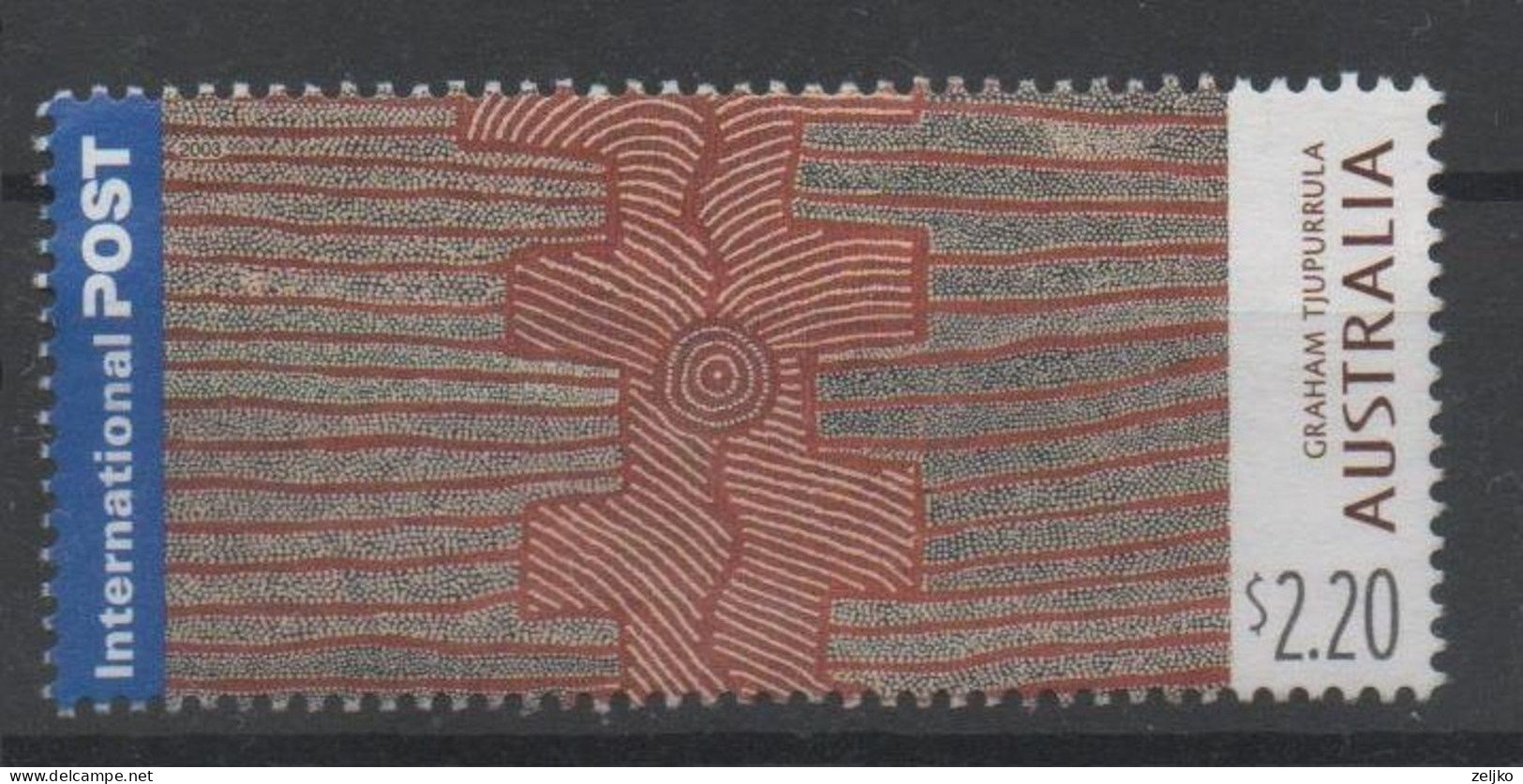 Australia, Used, 2003, Michel 2233, Painting, Graham Tjupurrlua - Gebraucht