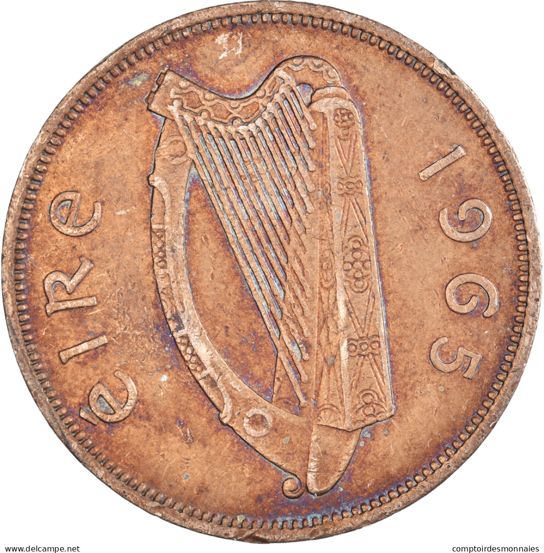 Monnaie, Irlande, Penny, 1965 - Ierland
