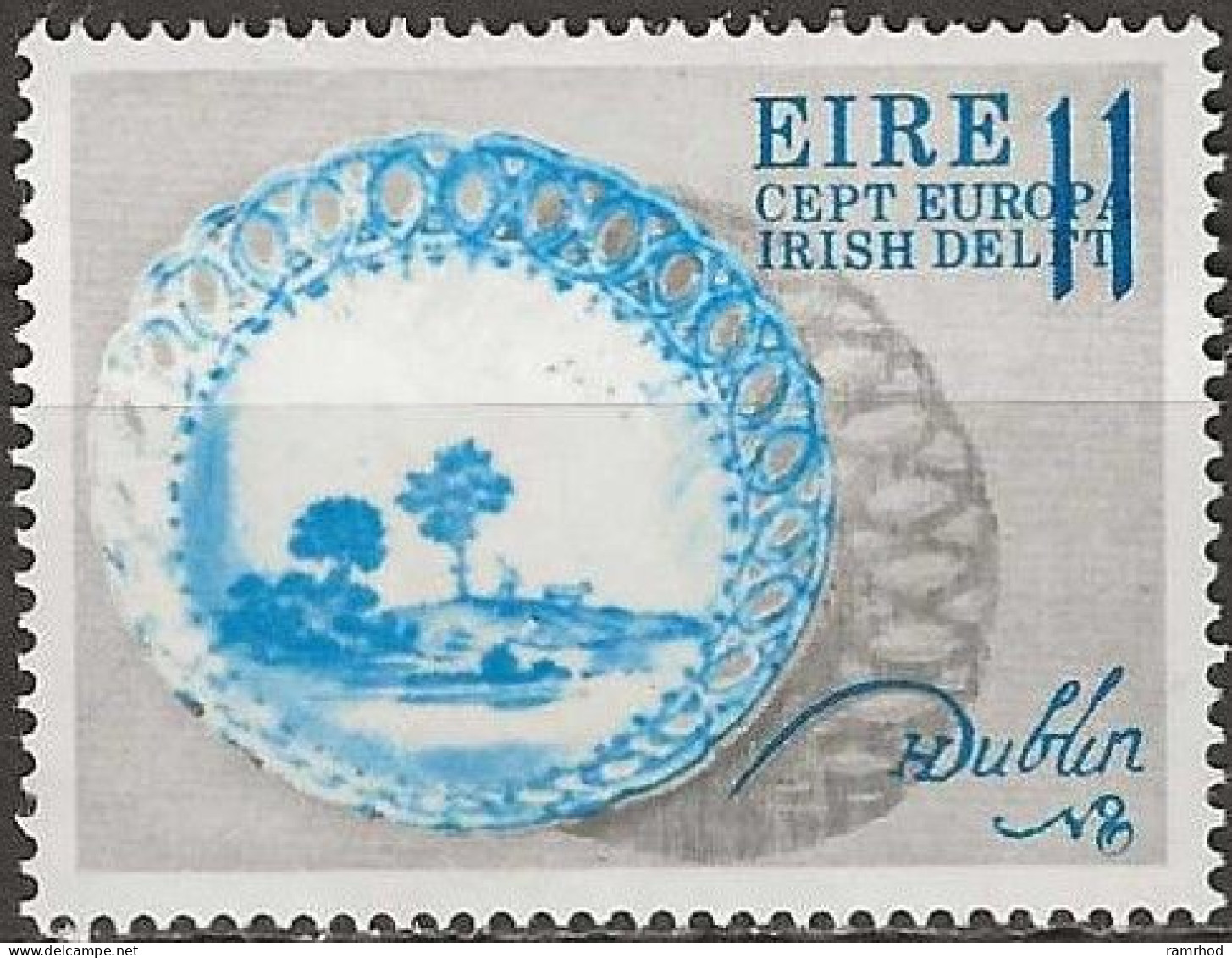 IRELAND 1976 Europa. Irish Delft - 11p - Dish MNH - Ungebraucht