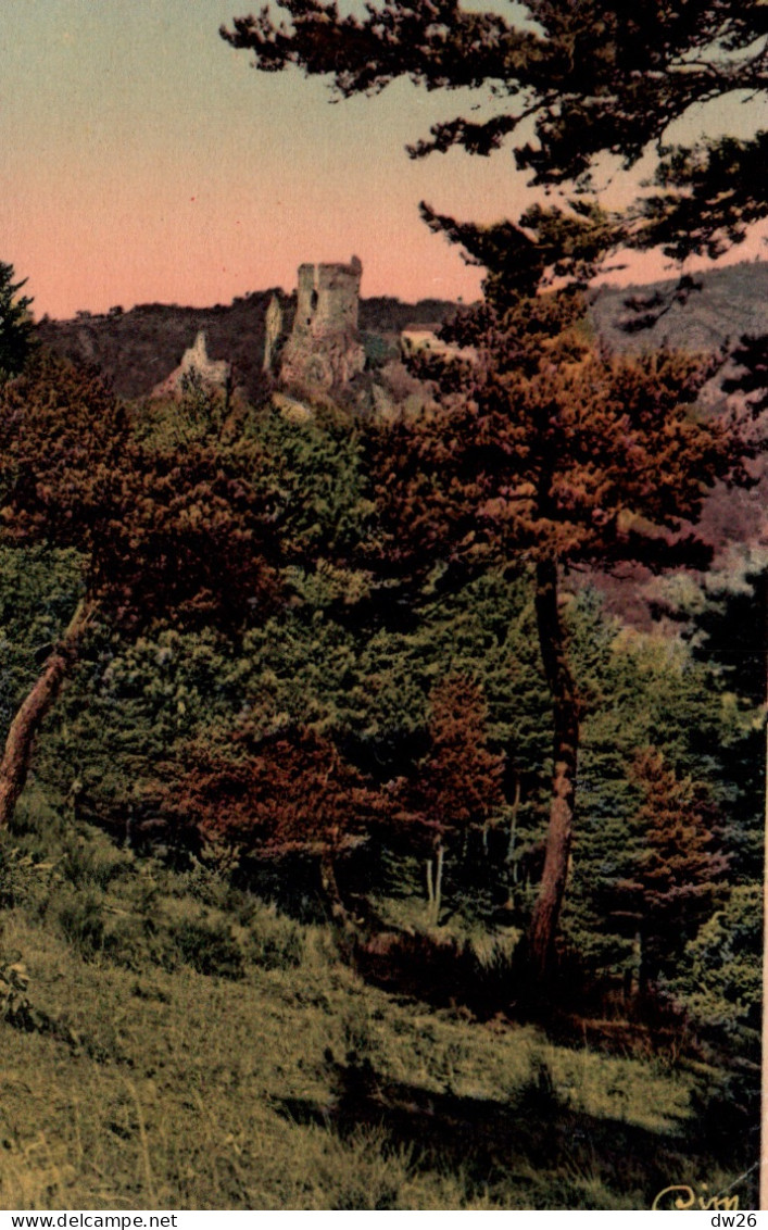 Vernoux-en-Vivarais (Ardèche) La Tourette, Ruines Du Vieux Château Féodal - Edition Combier - Carte CIM Non Circulée - Vernoux