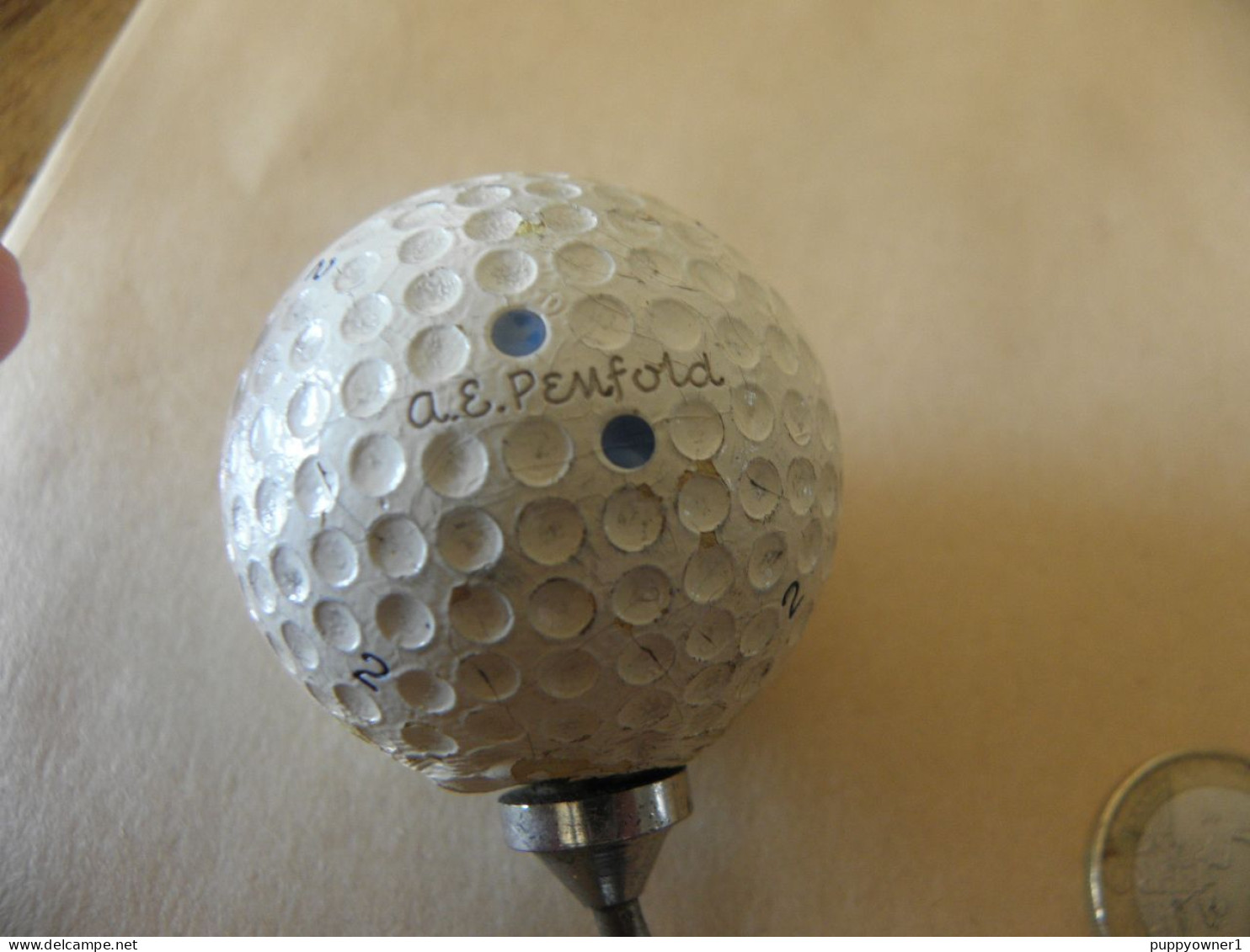 Vintage Tire-bouchon Balle De Golf A.E Penfold No° 2 Annes 40 - Bottle Openers