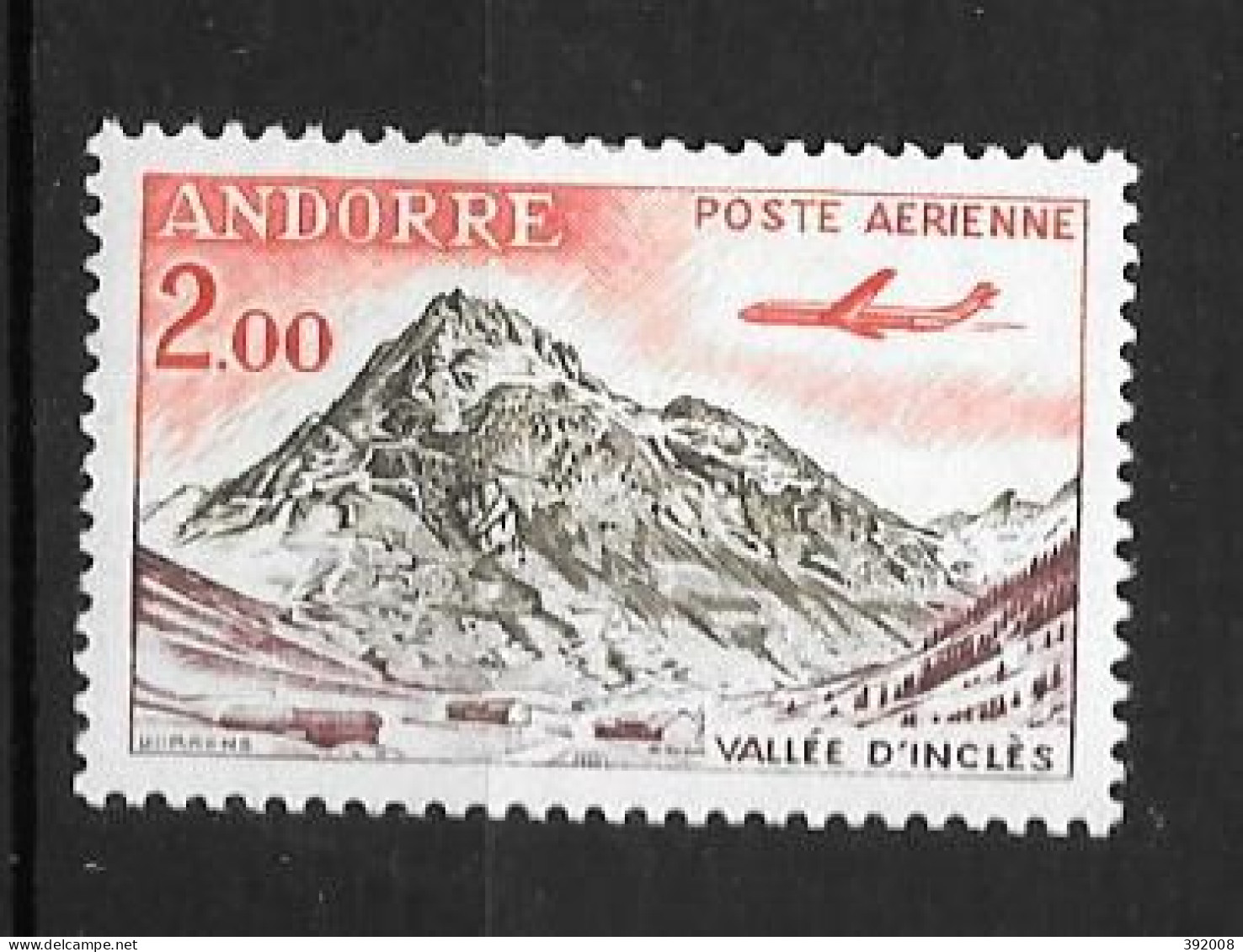 PA - 1961 - 5*MH - Vallée D'Inclés - Luchtpost