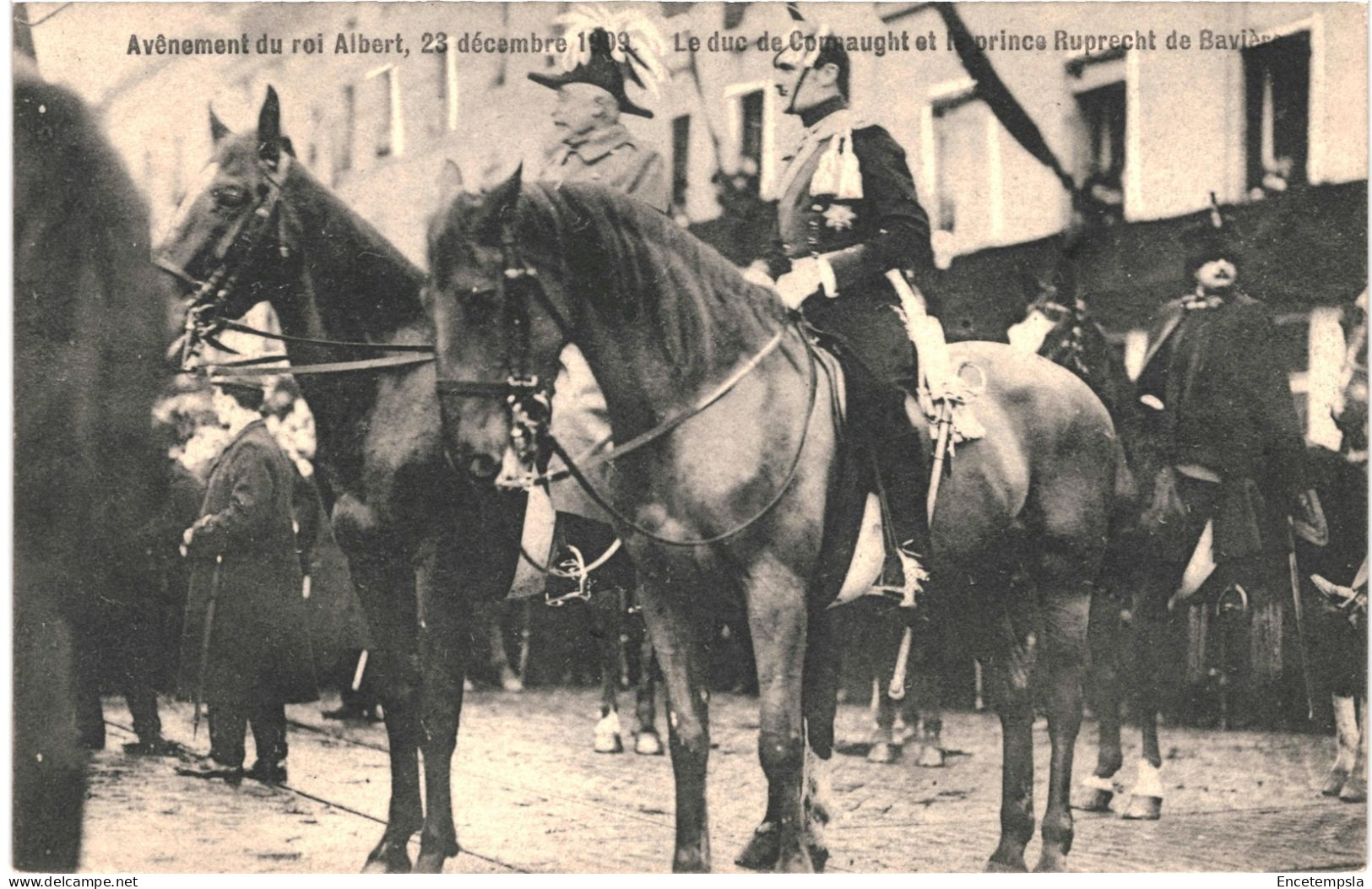 CPA Carte Postale Belgique Bruxelles Avènement Du Roi Albert Duc Counaught Et Prince Ruprecht De Bavière 1909  VM78667 - Fiestas, Celebraciones