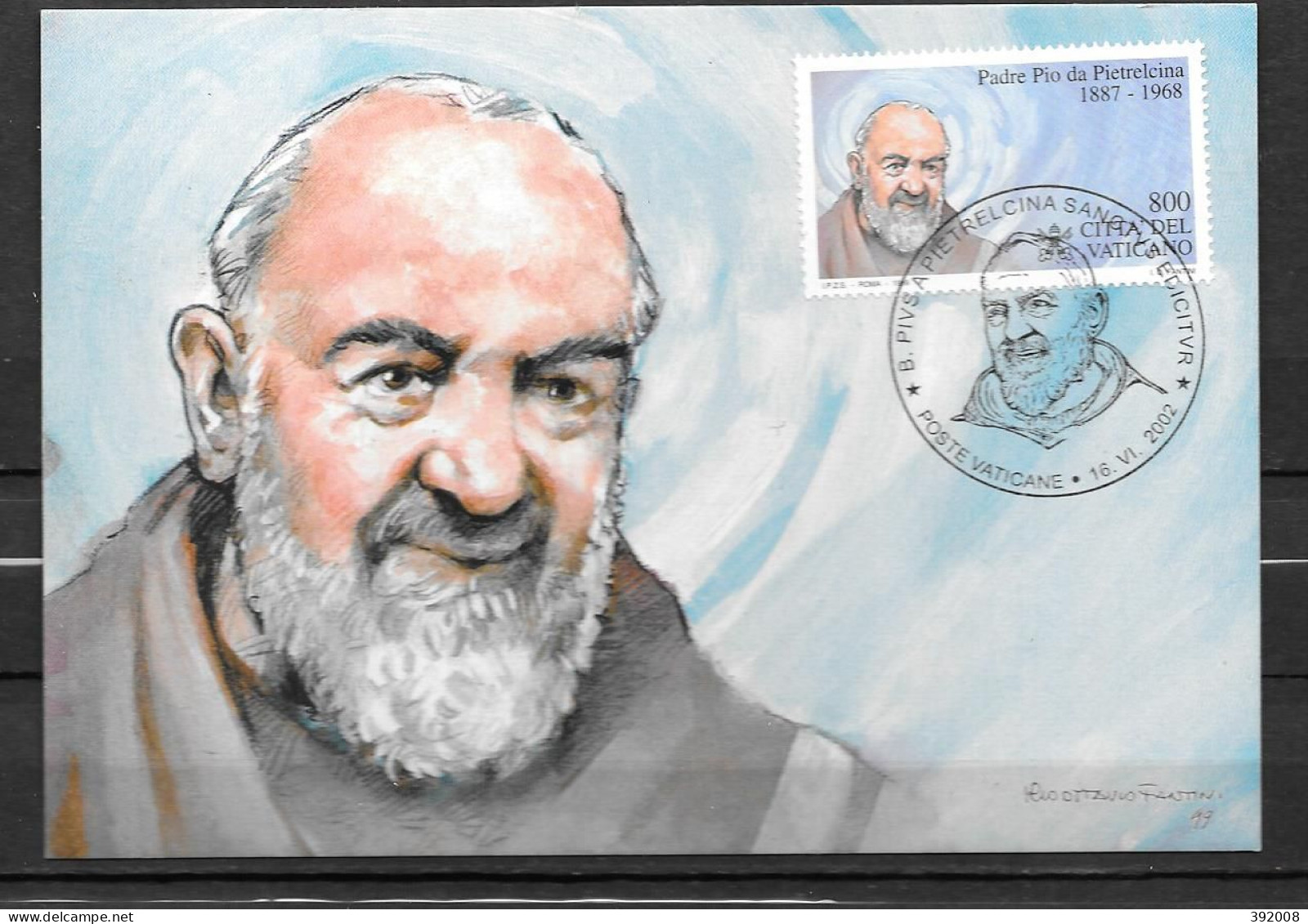 1999 - 1137 -Padre Pio Da Pietrelcin - 44 - Cartas Máxima