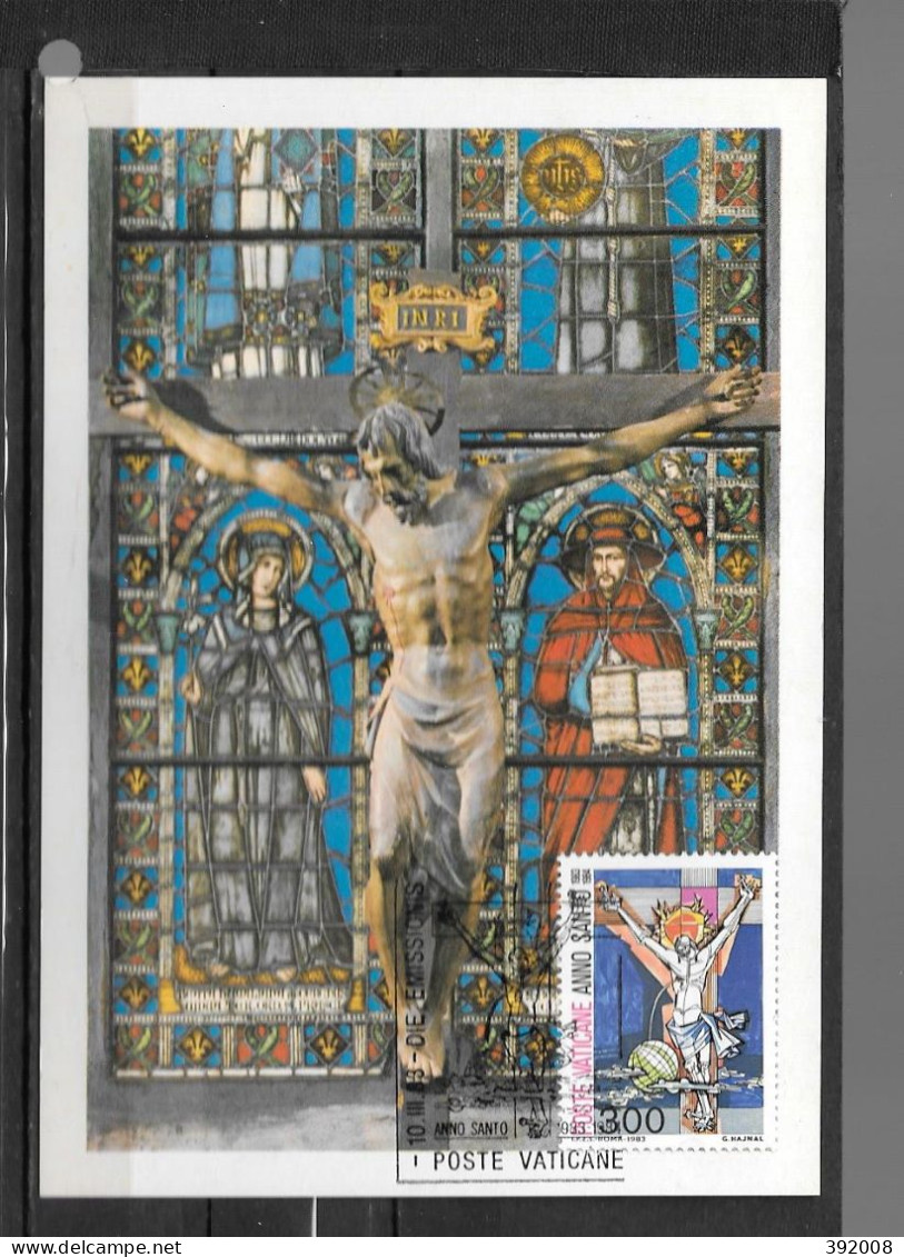 1983 - 739 - Année Sainte - 37 - Cartoline Maximum