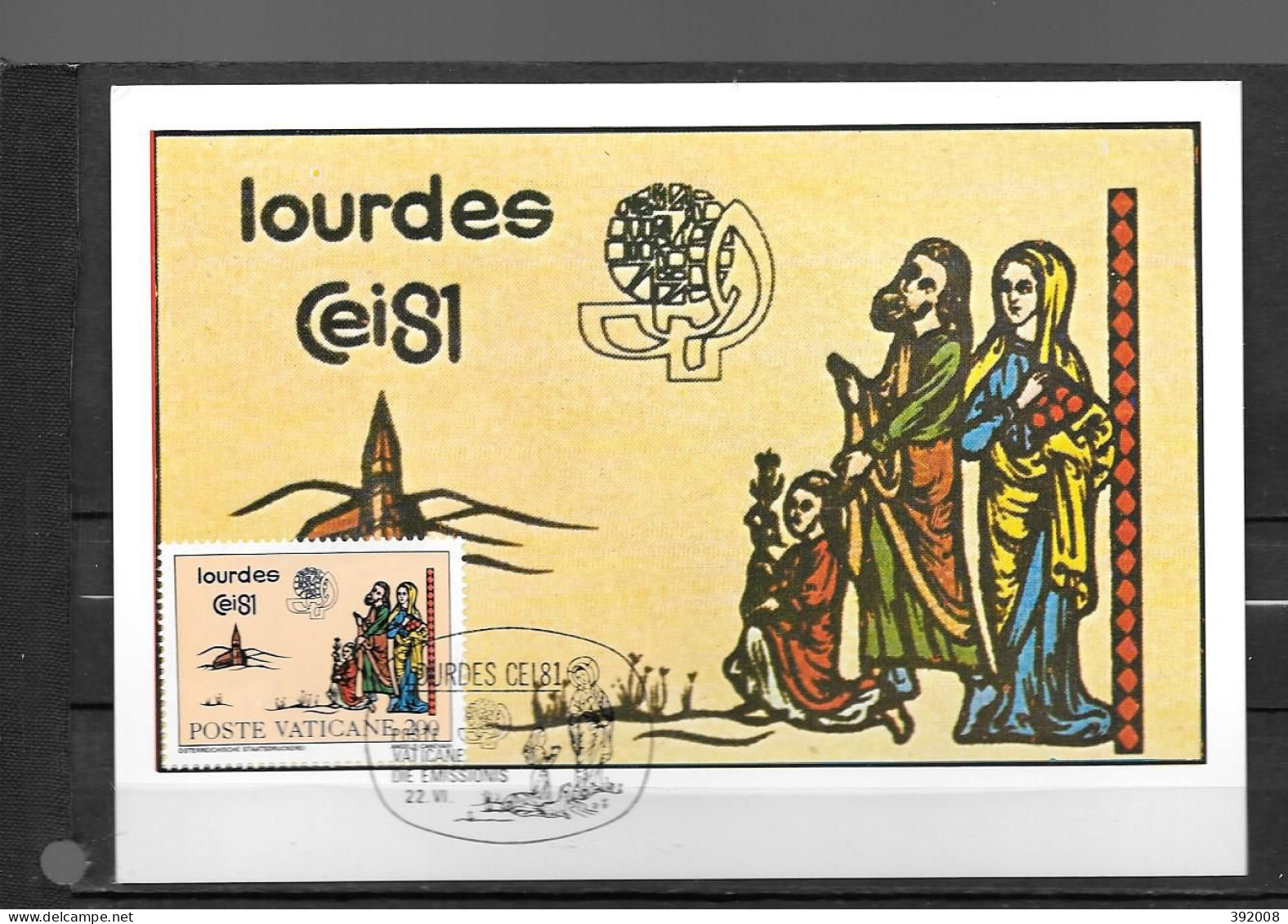 1981 - 710 - Lourdes - 37 - Cartas Máxima