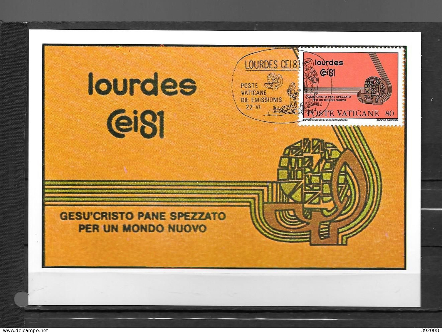 1981 - 708 - Lourdes - 37 - Cartes-Maximum (CM)