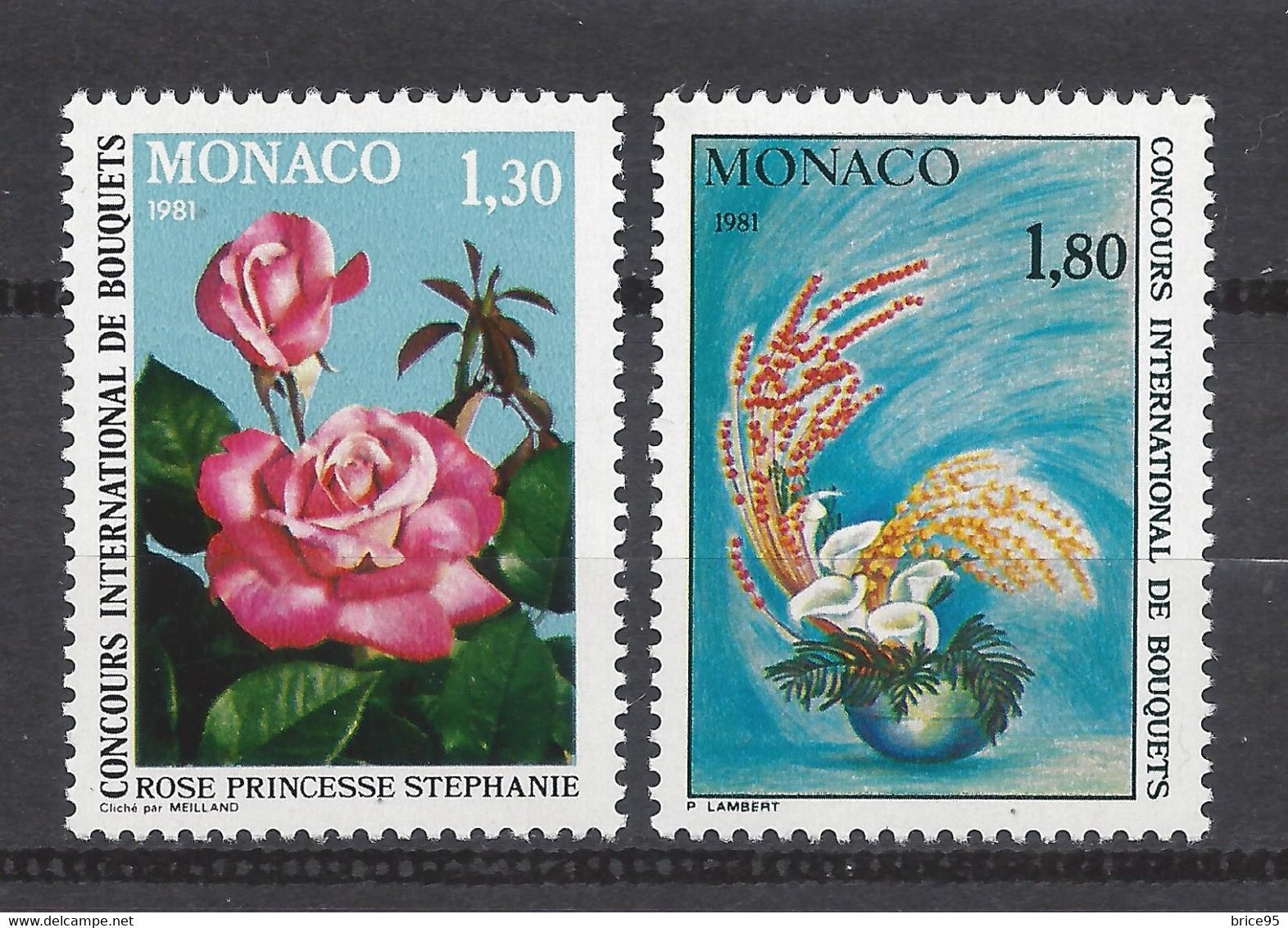 Monaco - YT N° 1251 Et 1252 ** - Neuf Sans Charnière - 1980 - Neufs