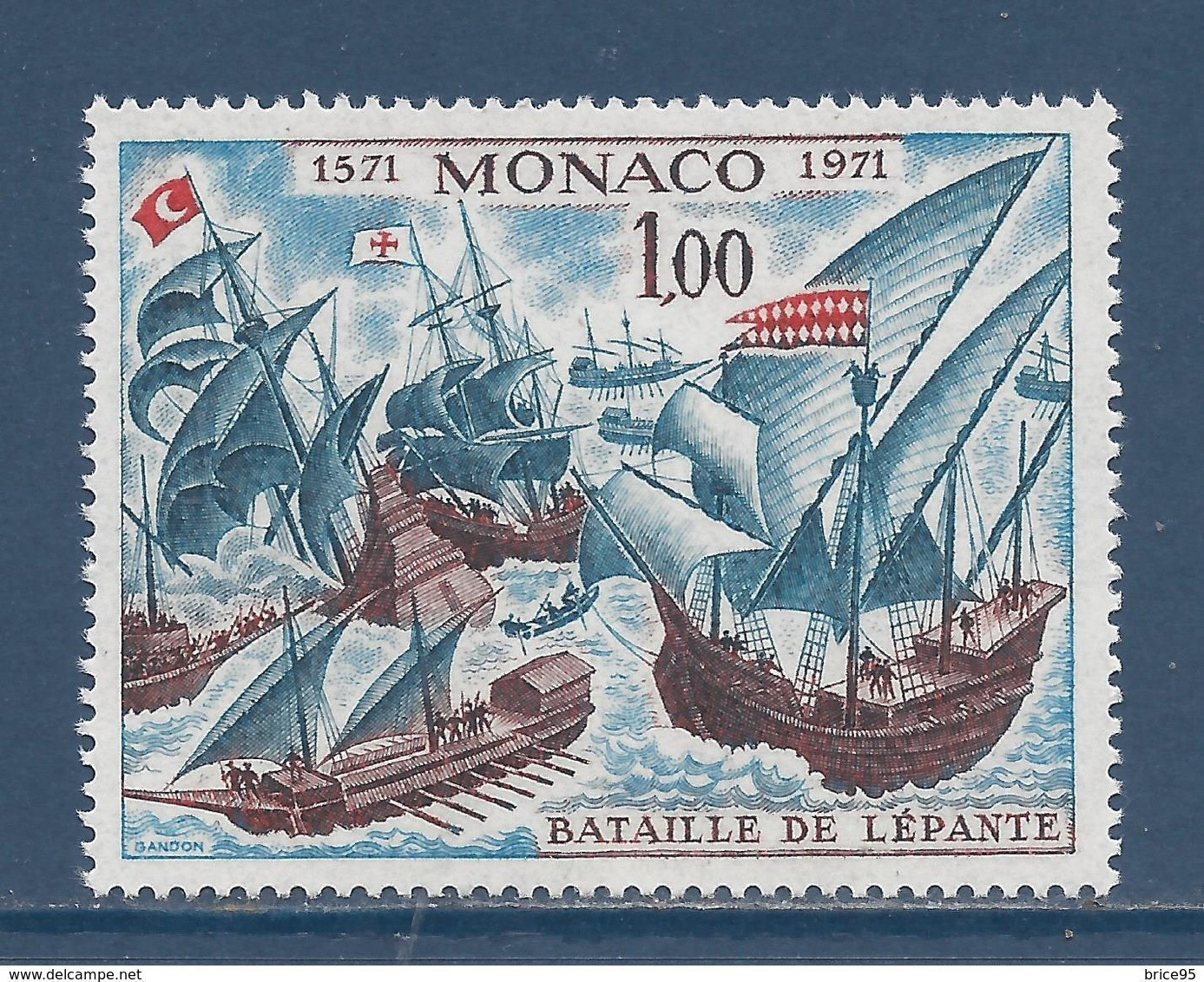 Monaco - YT N° 870 ** - Neuf Sans Charnière - 1972 - Unused Stamps