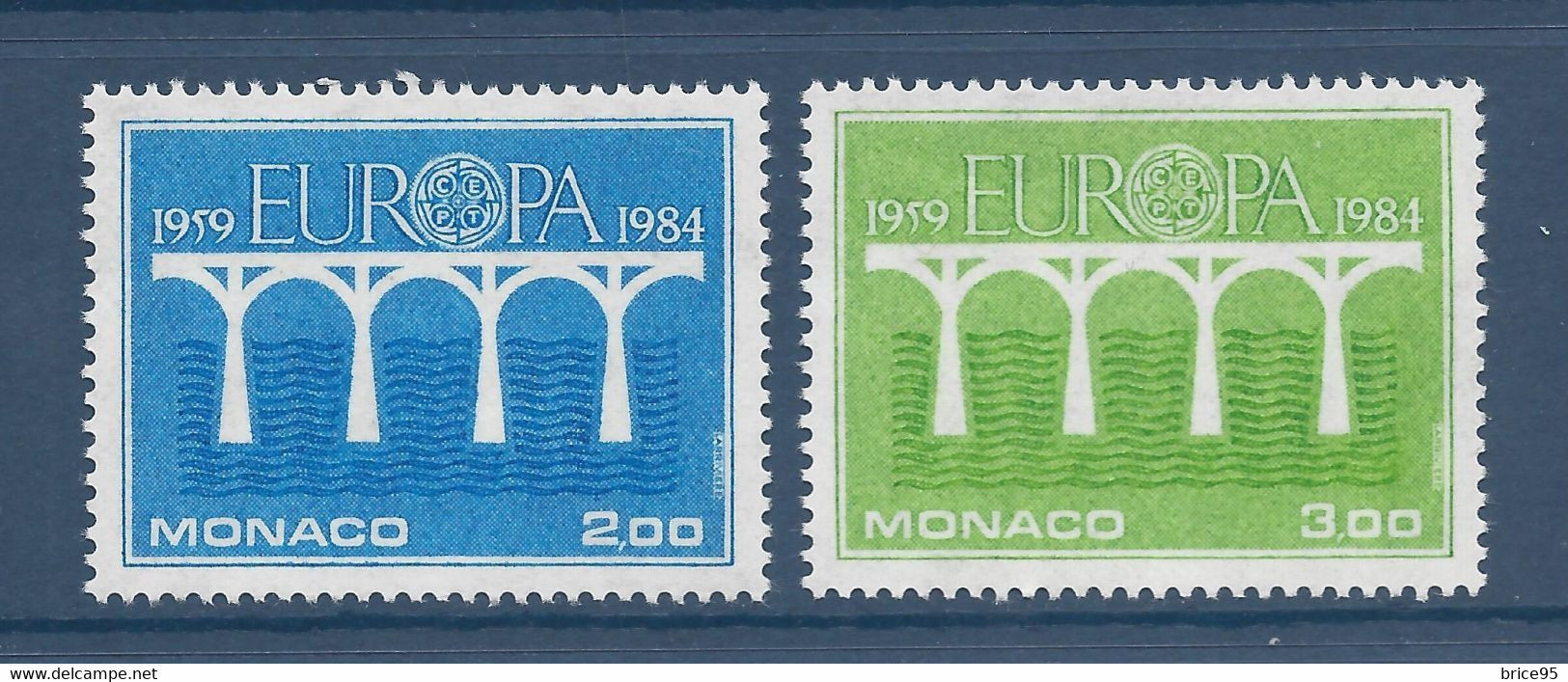 Monaco - YT N° 1418 Et 1419 ** - Neuf Sans Charnière - 1984 - Unused Stamps